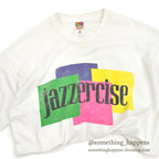 1990's FRUIT OF THE LOOM JAZZERCISE T-SHIRT ... XL