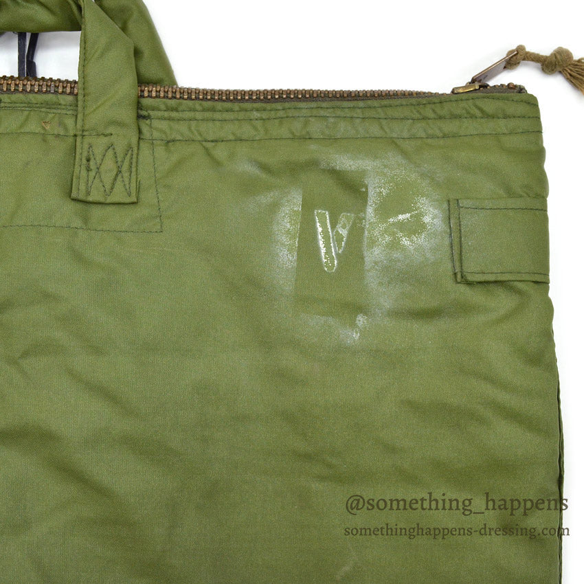 ~1980's USAF BAG, FLYER'S, HELMET, NYLON STENCIL...