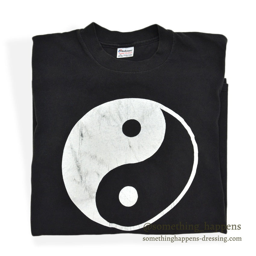 1980's〜 STEDMAN YIN YANG ART T-SHIRT ... XL