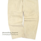 1970s Lee Off-White Overalls, No Wash, Mint... W39/L33
