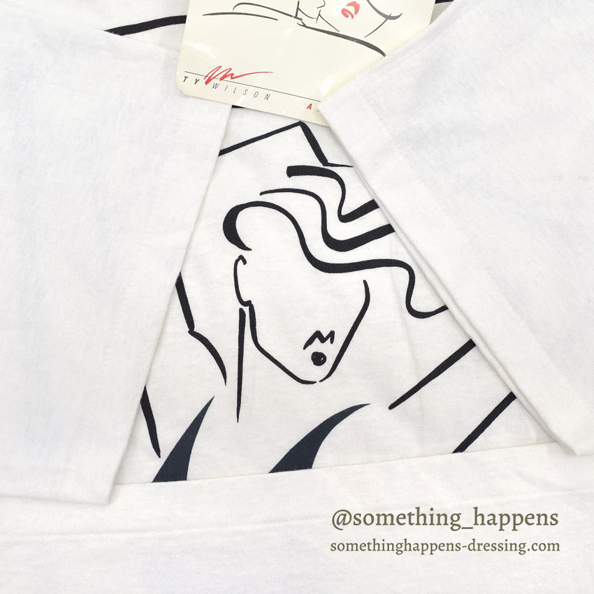 1990's DEADSTOCK TY WILSON ART 2 WEAR T-SHIRT ... XL