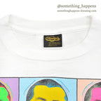 1990's CHANGES CURLY Andy Warhol PRINT T-SHIRT ... XL