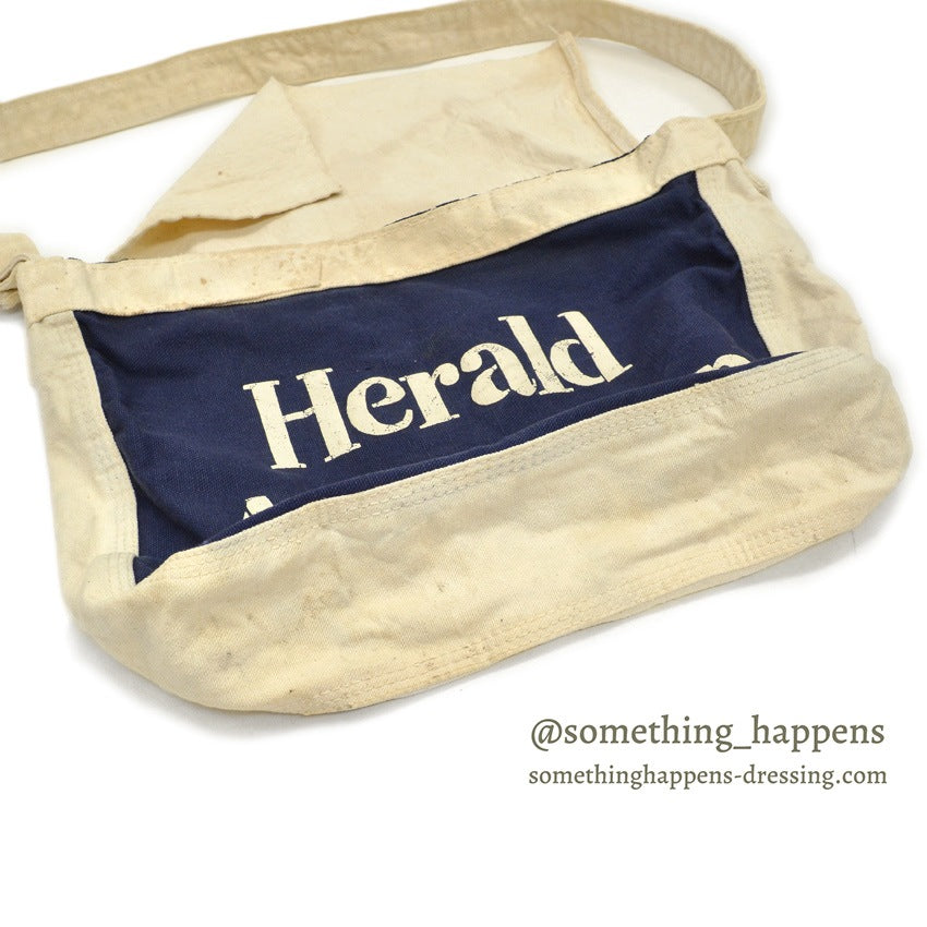 1960's~ Herald American NEWS PAPER BAG... SMALL