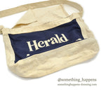 1960's~ Herald American NEWS PAPER BAG... SMALL