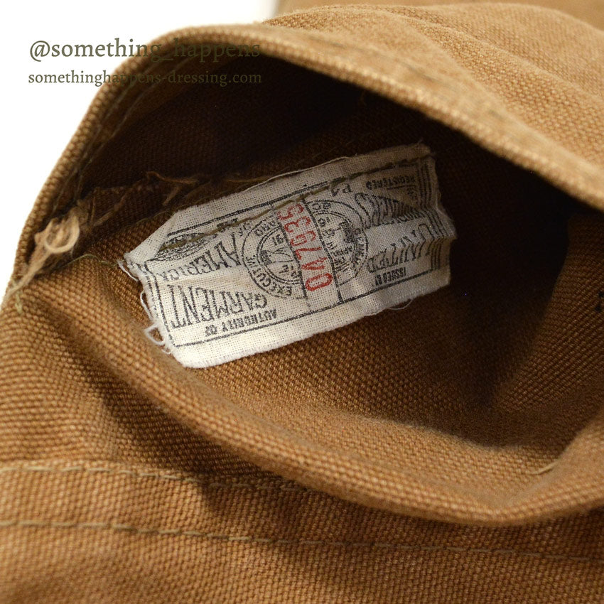 1970's CARHARTT BROWN DUCK WORK PANTS... W31/L27