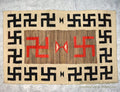 c.1920's NAVAJO RUG WHIRLING LOGS SWASTIKA... 191cm/123cm