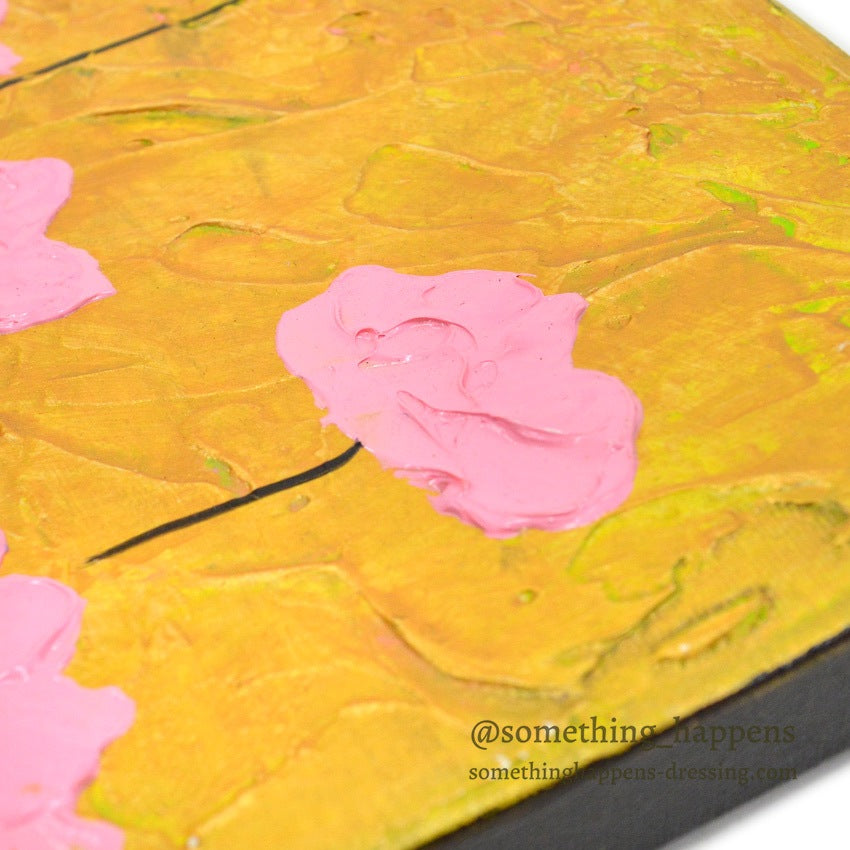 ART FLOWERS ACRYLIC PAINTING CANVAS '28 ... 20.5cm/20.5cm