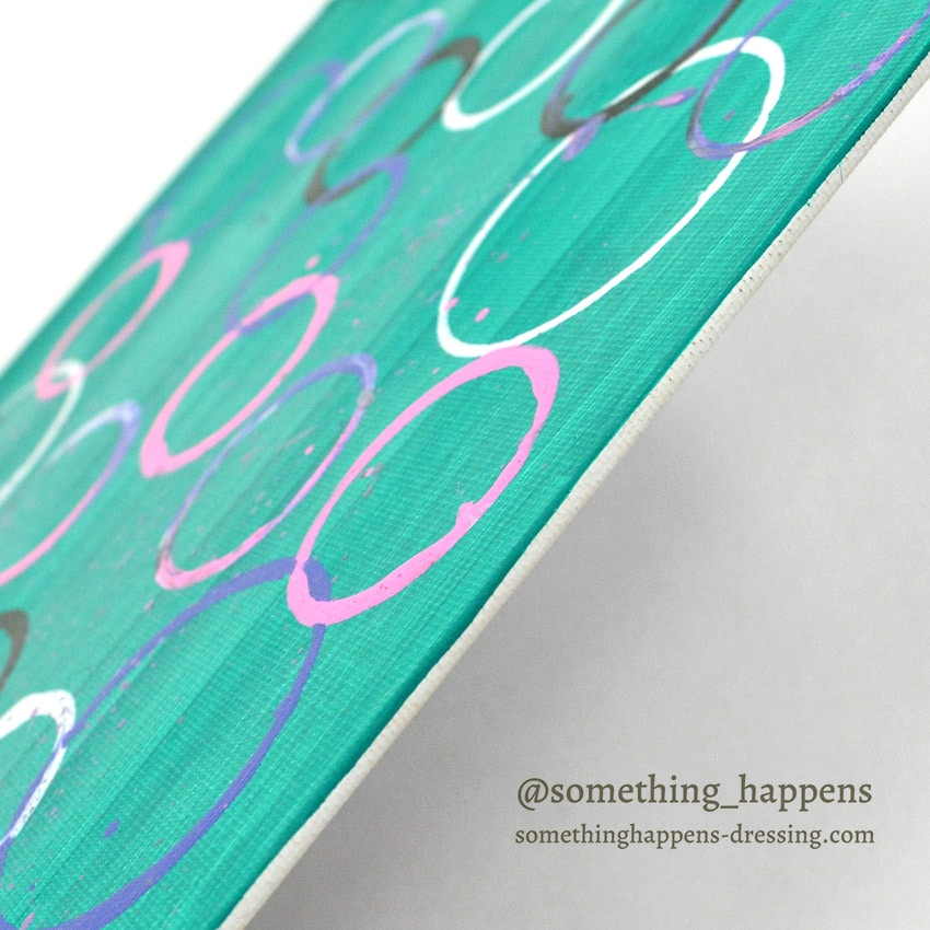 ART ABSTRACT PAINTING CANVAS BOARD ... 35.5cm/28cm