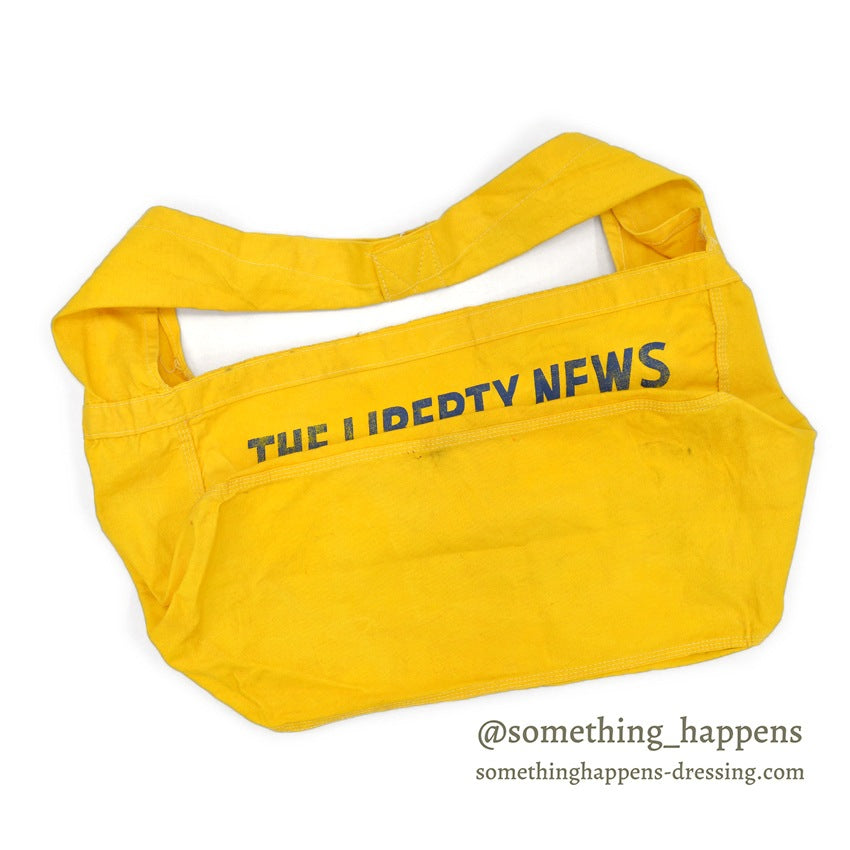 1960's ' THE LIBERTY NEWS ' NEWS PAPER BAG YELLOW ...