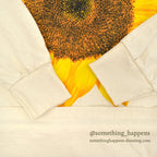 1990s DEADSTOCK ONEITA Sunflower Long-Sleeve T-Shirt ... XL