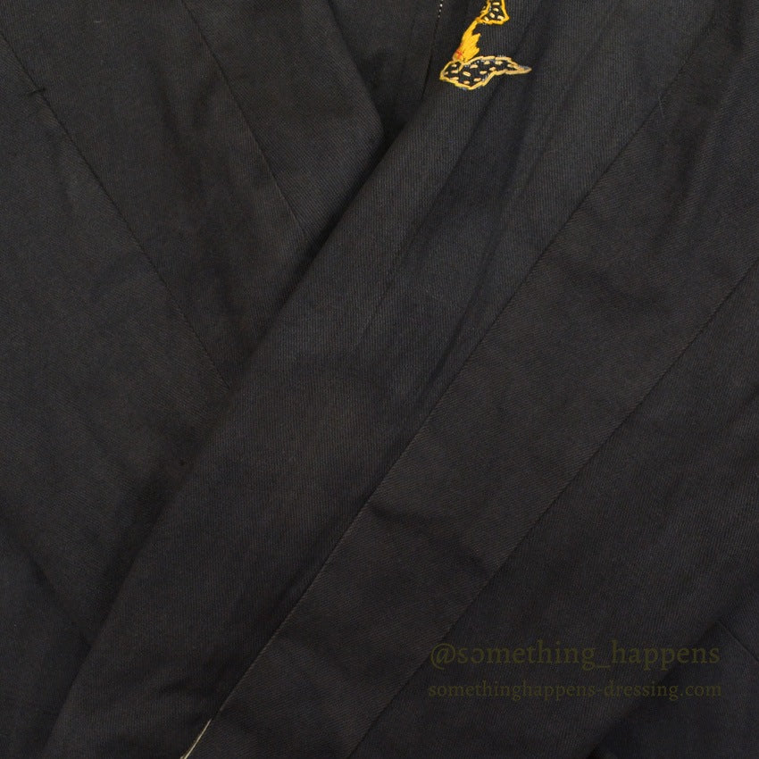 1960s Vietnam Souvenir Jacket (Vietnamese style) 68-69 Rainbow Embroidery...