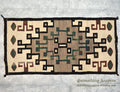 c.1940's NAVAJO RUG DIAMONDS PATTERN... 136cm/69cm