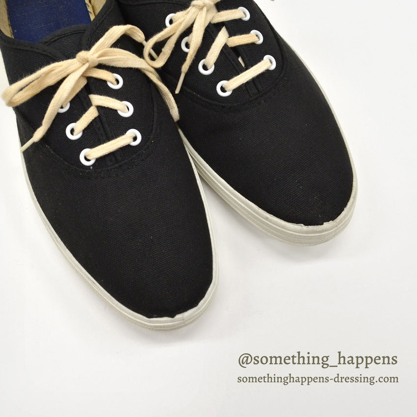~1980's OLD BLACK COTTON SNEAKER 2...