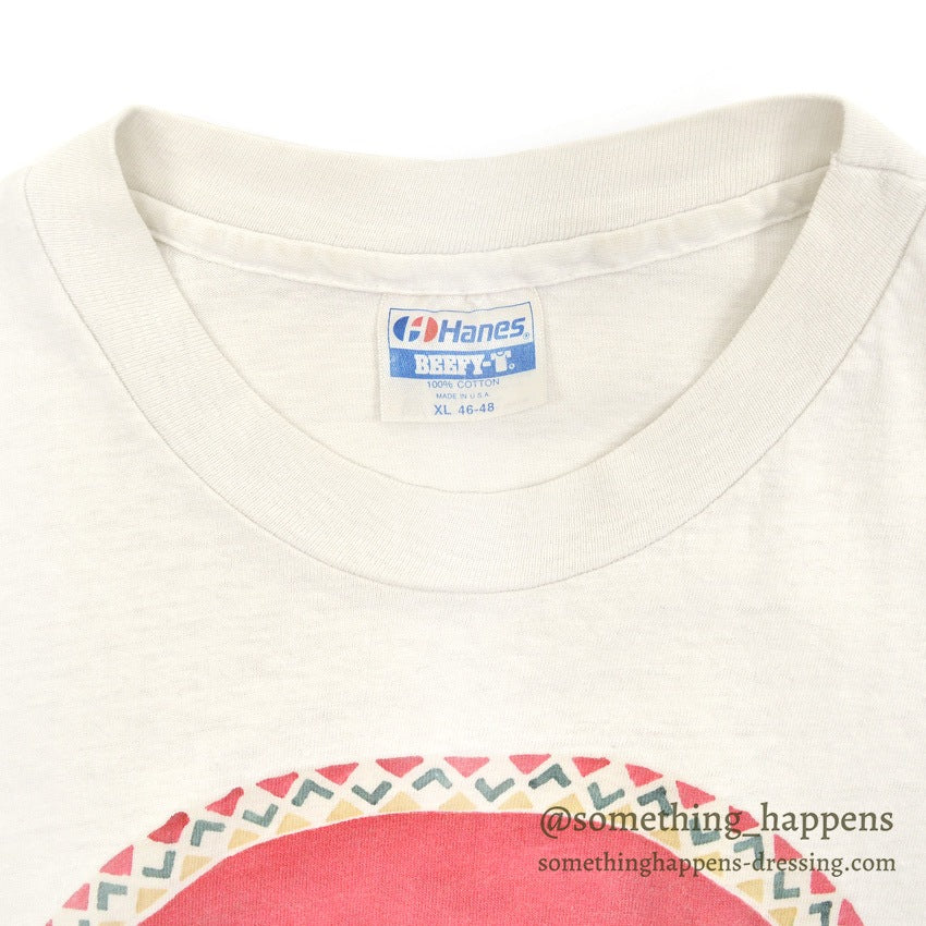 1980's HANES GRIZZLY PRINT L/S T-SHIRT ... XL