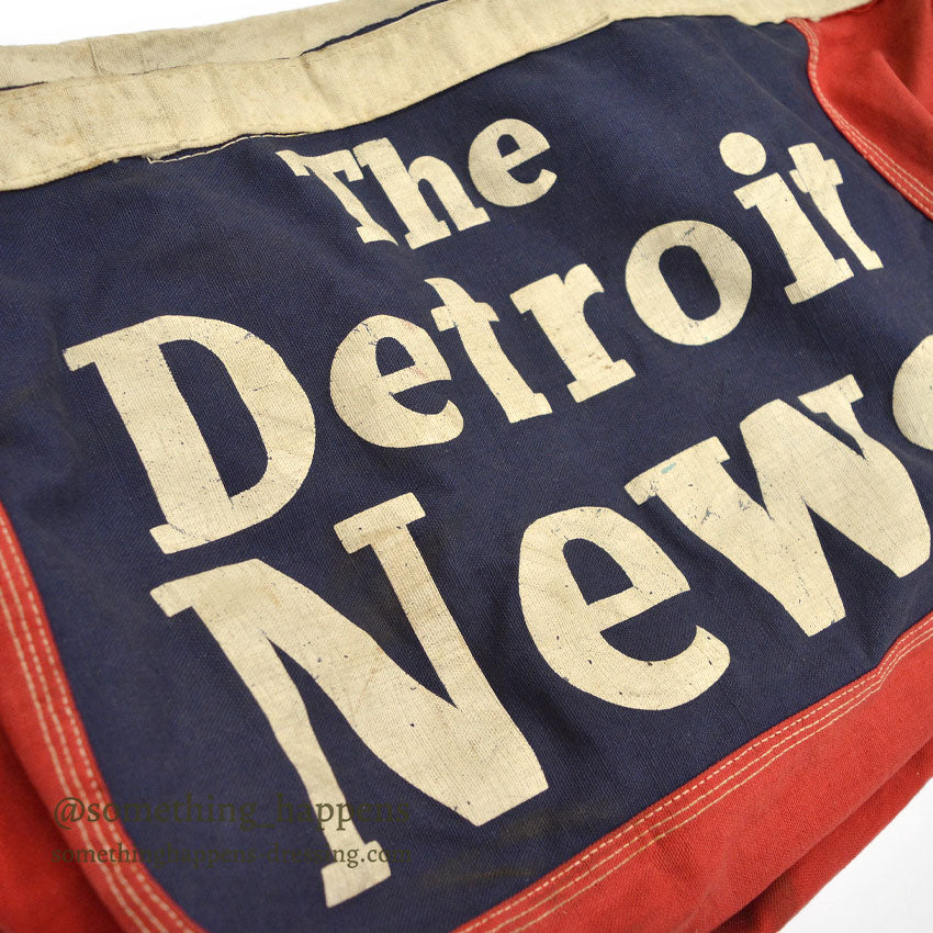 ~1960's The Detroit News NEWS PAPER BAG...