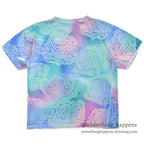 1990's CHEROKEE ALL OVER FLORAL ART PRINT T-SHIRT...M
