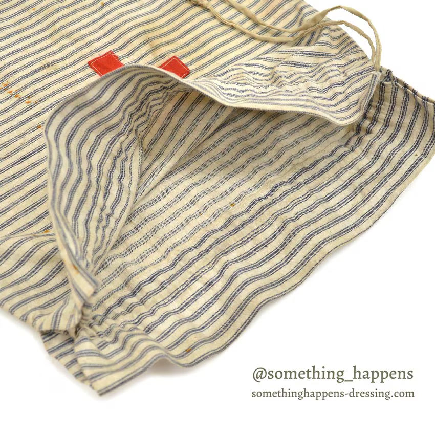 1910's~ WW1 ERA AMERICAN RED CROSS STRIPE DITTY BAG...