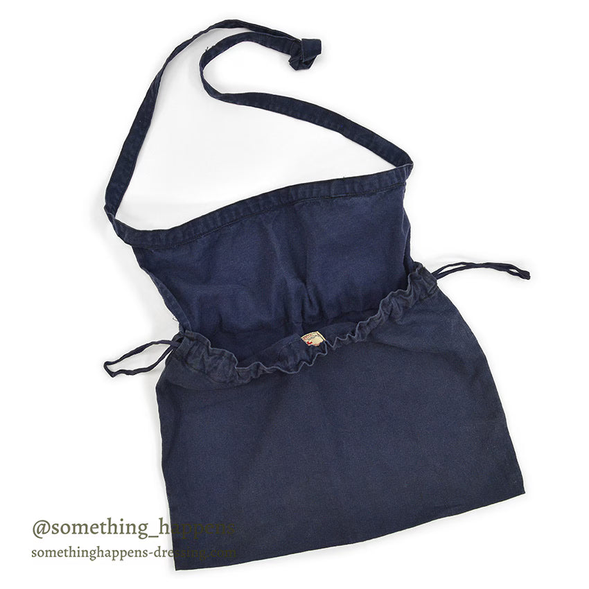 1940's AMERICAN RED CROSS WW2 COTTON APRON DITTY BAG NAVY...