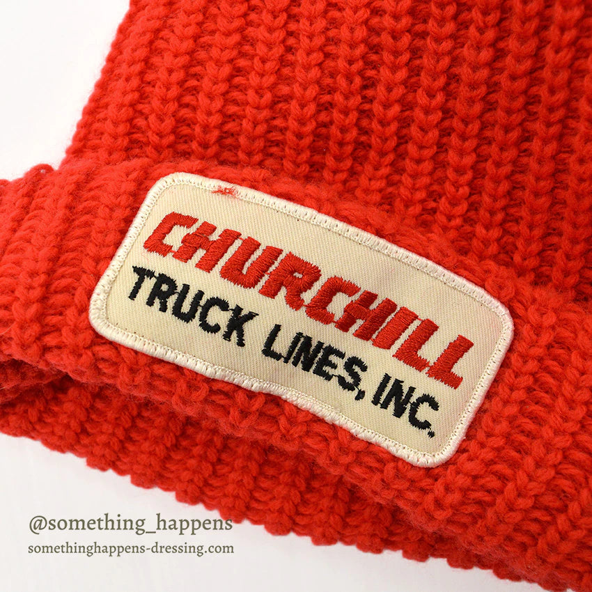 1980's TRUCKER STOCKING KNIT CAP...