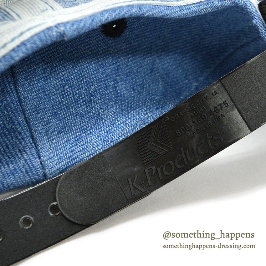1990's DEADSTOCK HERTZ DENIM / BLACK CAP...