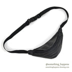 1980's LLBEAN LEATHER FANNY PACK BLACK...