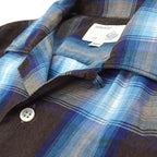 1960's DONEGAL OMBRE CHECK SHIRT...S