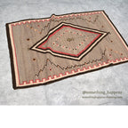 ~1930's NAVAJO RUG DIAMOND / LINE... 175cm/108cm