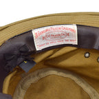 OLD FILSON TIN CLOTH PACKER HAT TAN ... L