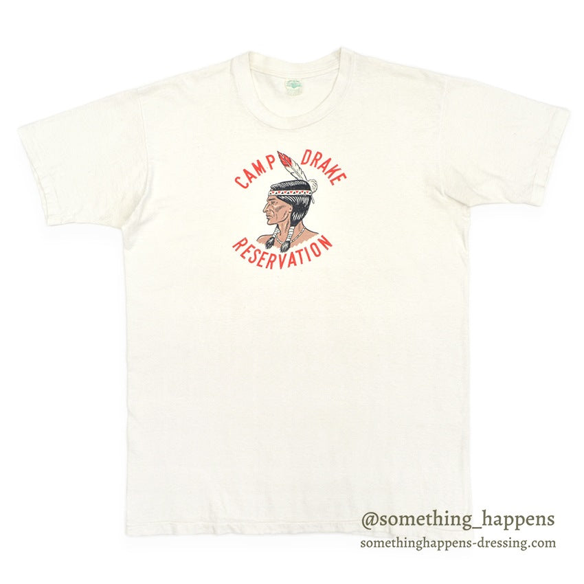 1960s BSA CAMP DRAKE RESERVATION Indian Face T-Shirt...