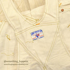 1940's~ DEADSTOCK CAN'T BUST'EM DOUBLE KNEE OVERALL ... W42/L30