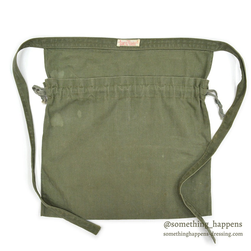 1940's AMERICAN RED CROSS WW2 HBT APRON DITTY BAG  ...