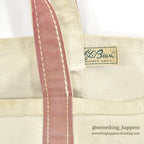 1970s LL Bean Boat and Tote, faded, with cursive tag...