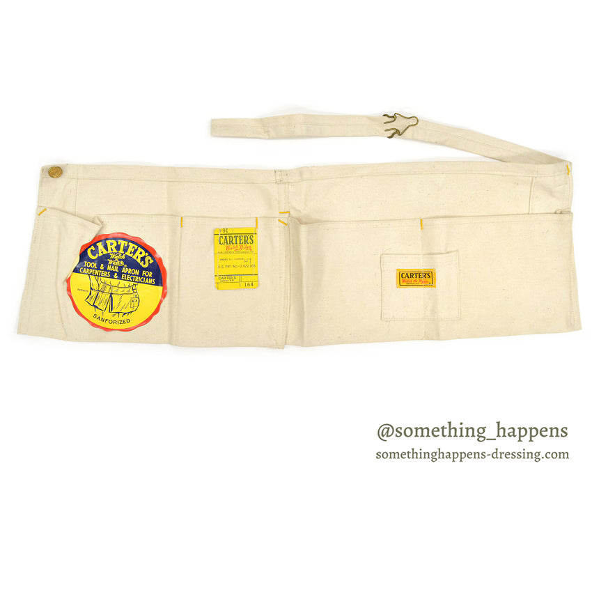 1950's DEADSTOCK CARTER'S CANVAS TOOL & NAIL APRON...
