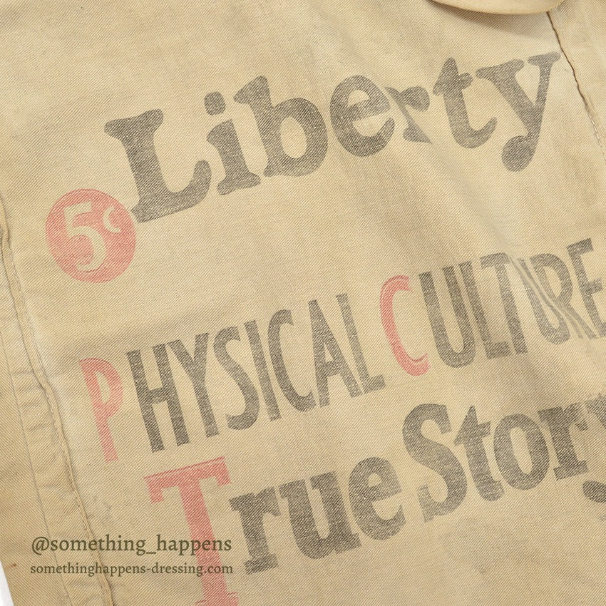 1930's~ LIBERTY PHYSICAL CULTURE TRUE STORY MAGAZINE DELIVERY BAG ...