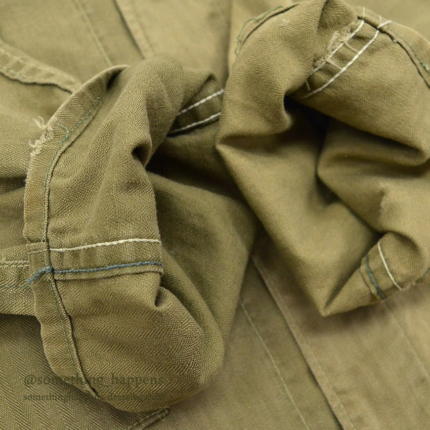 ~1940's METAL BUTTON TWO POCKETS HBT JACKET...