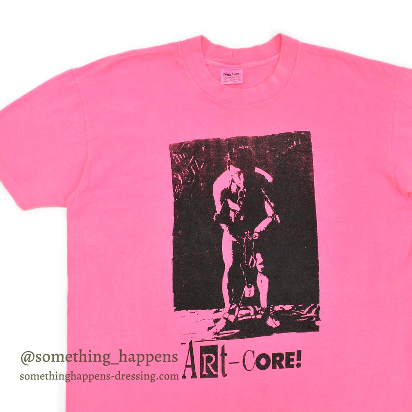 1980's~ STEDMAN ART CORE HOUDINI Illusionist T-SHIRT PINK ... LARGE