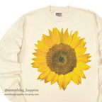 1990's DEADSTOCK ONEITA SUN FLOWER L/S T-SHIRT ... L