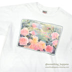 1990's ONEITA JUDY BUSWELL FLOWER ART PRINT T-SHIRT ... XL