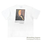 1990's ONEITA Benjamin Franklin PORTRAIT T-SHIRT... LARGE