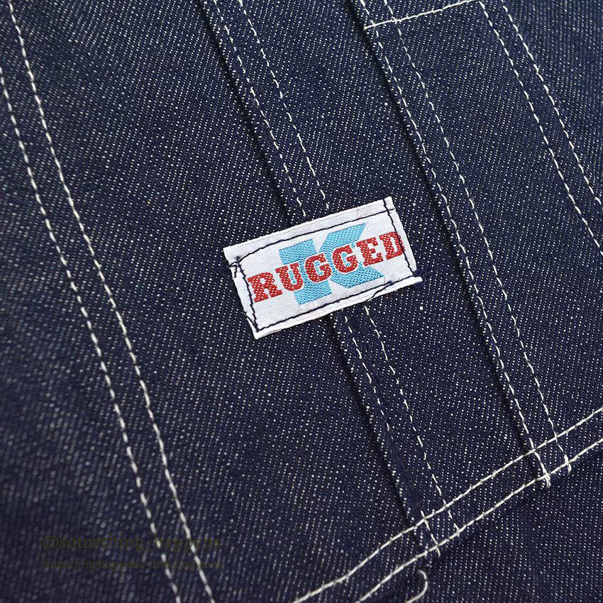 1970's DEADSTOCK RUGGED DENIM OVERALL... W36/L34