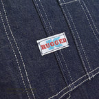 1970's DEADSTOCK RUGGED DENIM OVERALL... W36/L34
