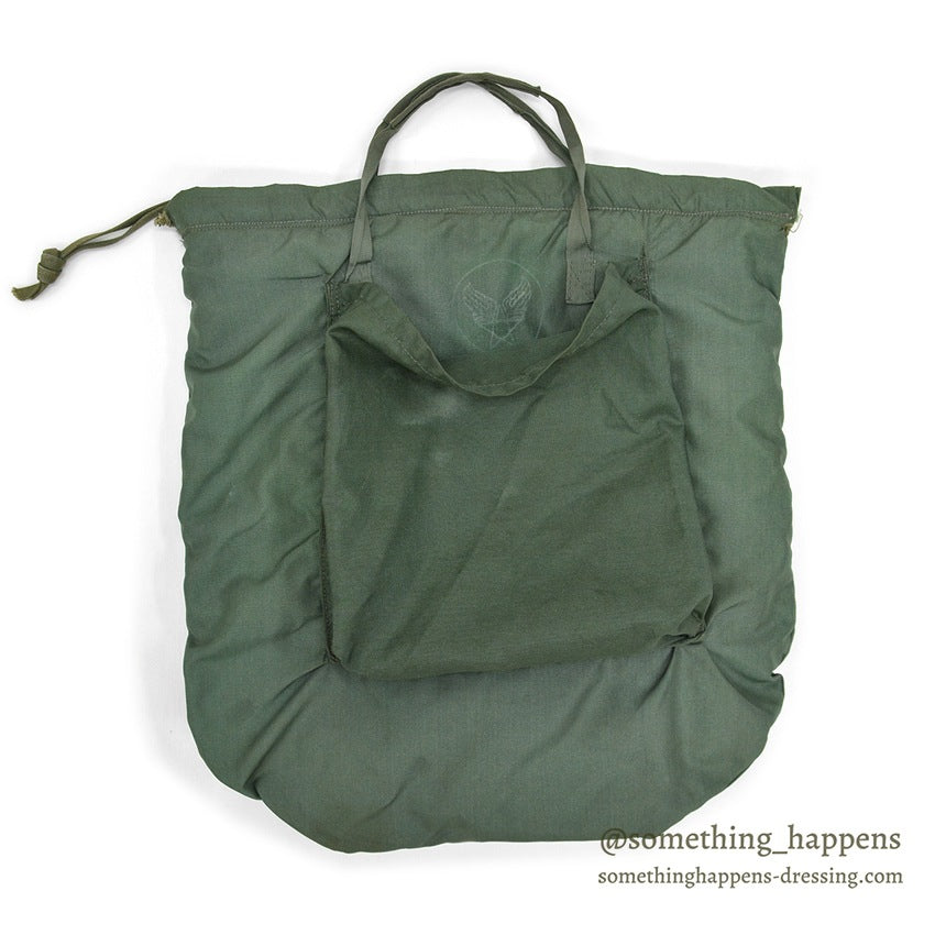 1960's USAF BAG, HELMET PRPTECTIVE MODIFIED DOUBLE POCKETS...