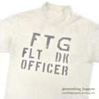 1970's U.S.NAVY FLIGHT DECK CREWMAN'S JERSEY STENCIL ... MEDIUM
