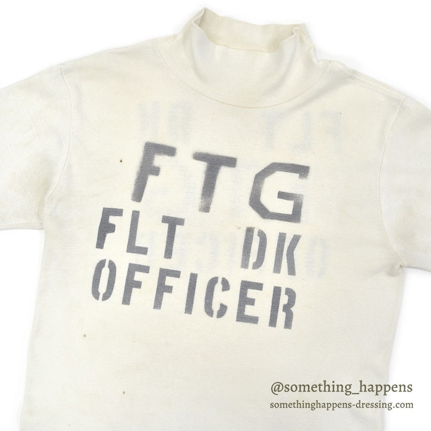 1970's U.S.NAVY FLIGHT DECK CREWMAN'S JERSEY STENCIL ... MEDIUM