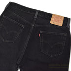 1990's Levi's 501 BLACK DENIM PANTS... W36 L30