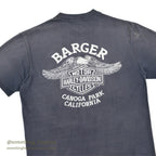 1980's HANES HARLEY-DAVIDSON FADED BLACK T-SHIRT ... L