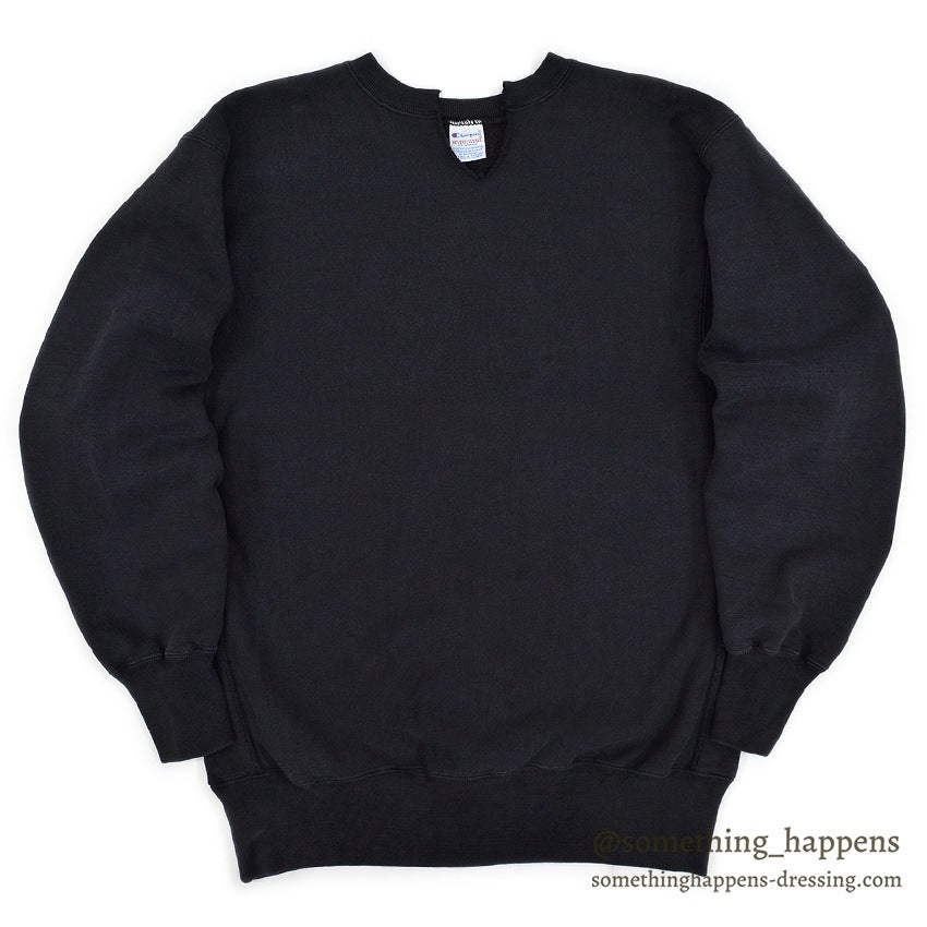1990s Champion Reverse Weave Sweatshirt, Black, No Eyes... XX-Large