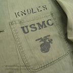 1940's U.S.M.C. / USN  P-41 HBT UTILITY COAT STENCIL ...