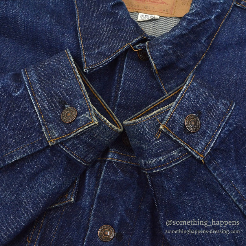 1970's Levi's 70505-0217 small-e DENIM JACKET... 46