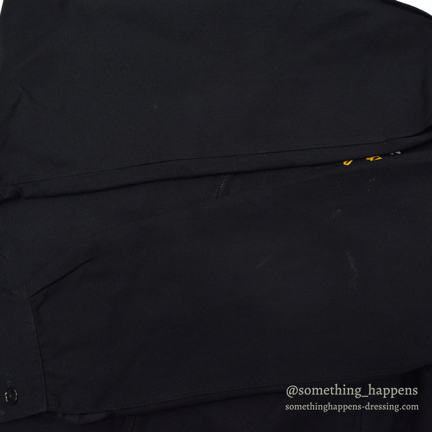 1950's~ JAPAN SOUVENIR JACKET TIGER HEAD UNUSUAL JACKET BLACK...